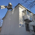 Практически в ежедневном режиме проводим расчистку кровель от снега и наледи