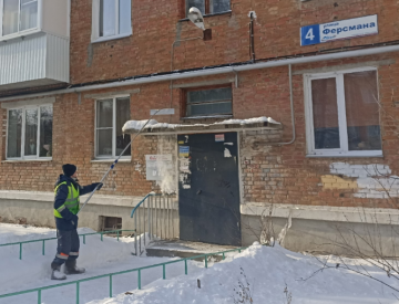 Очистка козырьков