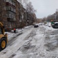Механизированная расчистка дворов. 😊