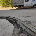 📌Процесс обустройства водоотводной канавы и ремонт крыльца 6-го подъезда по адресу Орловская 32.