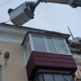 Расчистка кровли от снега и наледи