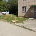 Установка газонного ограждения по адресу Инструментальщиков 4