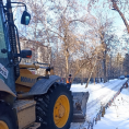 Механизированная расчистка двора