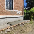 Процесс ремонта отмостки по адресу Ферсмана 4